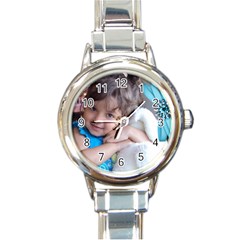 11 - Round Italian Charm Watch