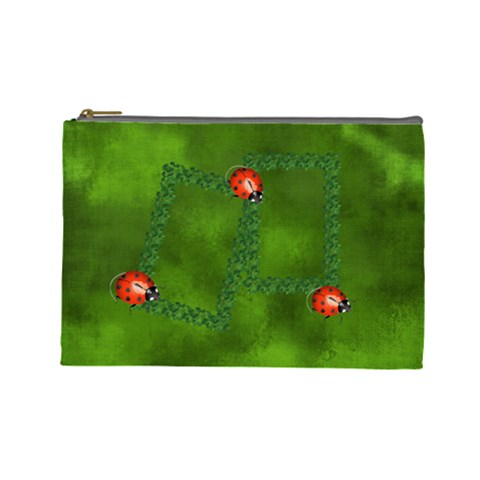 Lucky Cosmetic Bag (l) By Elena Petrova Front