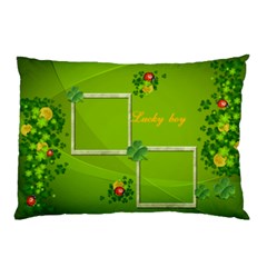 Lucky boy pillow case