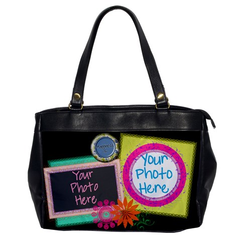 Hapiness Is    Oversize Bucket Bag By Digitalkeepsakes Front