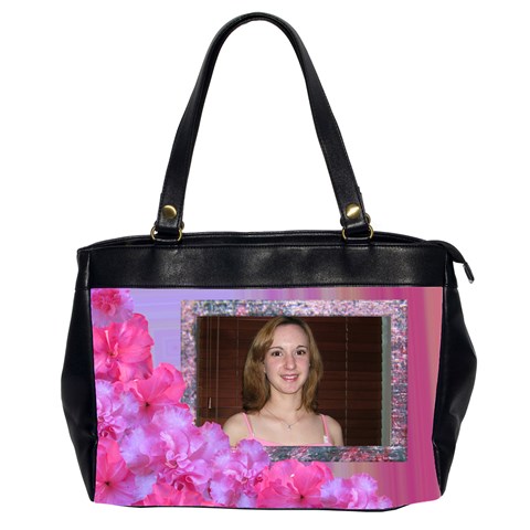 Fresh Flower Oversized Office Bag (2 Sided) By Deborah Front