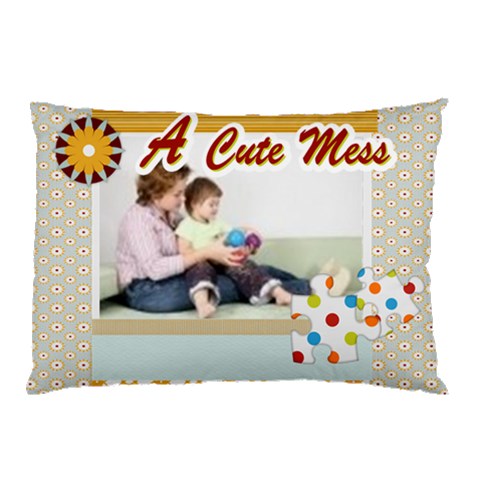 A Cute Mess By Joely 26.62 x18.9  Pillow Case