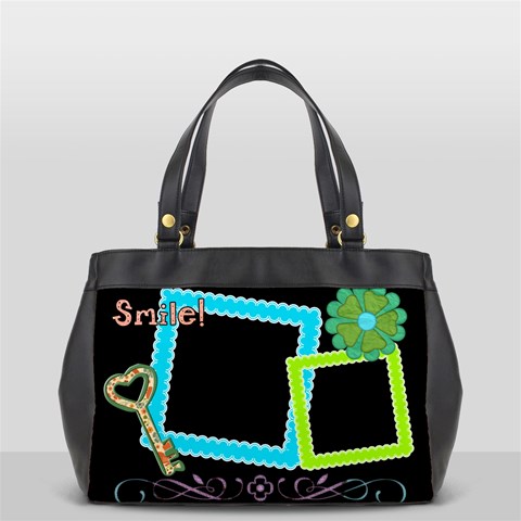 Smile! Oversized Office Bag By Digitalkeepsakes Front