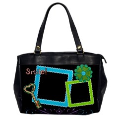 Smile! Oversized Office Bag - Oversize Office Handbag