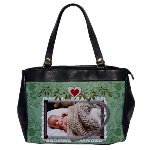 Heart Framed Oversize Office Handbag By Lil Front