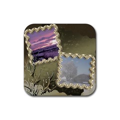 sunset - Rubber Coaster (Square)