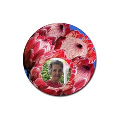 Memories coaster - Rubber Coaster (Round)