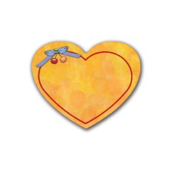 Heart Coaster - Rubber Coaster (Heart) Heart Coaster - Rubber Coaster (Heart)