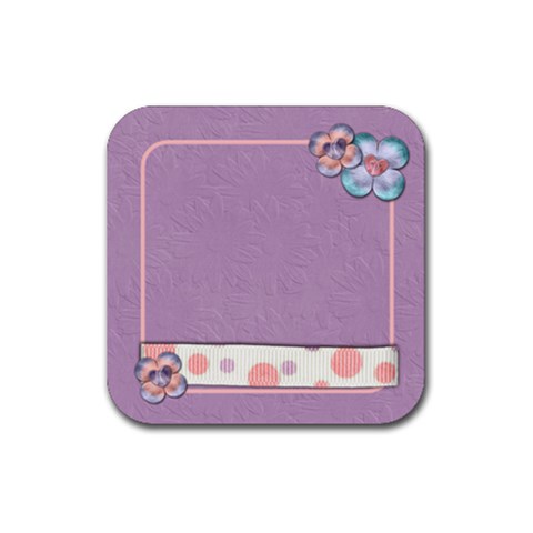 Flower Coaster Purple By Shelly Front