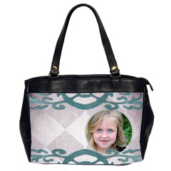 Large Handbag Office Bag - Summer Lovin  - Oversize Office Handbag (2 Sides)