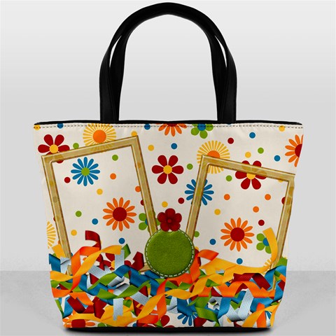 Celebrate May Bucket Bag 1 By Lisa Minor Back