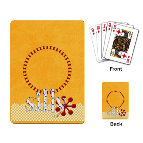 Celebrate May Playing Cards 1 By Lisa Minor Back