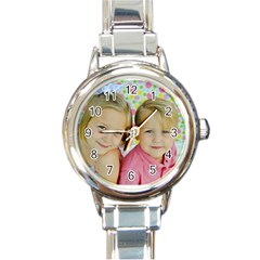 Round Italian Charm Watch