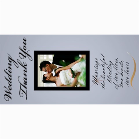 Wedding Thank You 4x8 Card By Deborah 8 x4  Photo Card - 6
