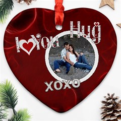 I Love You Heart Ornament - Ornament (Heart)