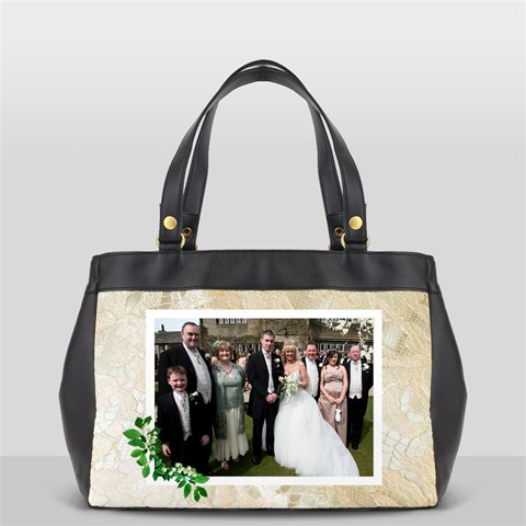 Chantilly Lace 2 Oversized Office Bag Double Sided By Catvinnat Front