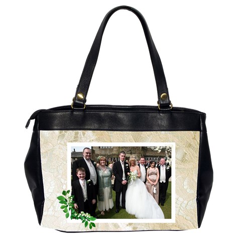 Chantilly Lace 2 Oversized Office Bag Double Sided By Catvinnat Back