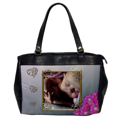 Precious Heart Oversized Office Bag By Deborah Front