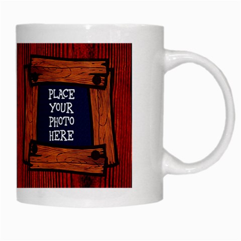 Wooden White Mug By Chere s Creations Right
