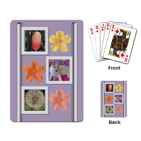 Photo Stack Playing Cards By Deborah Back