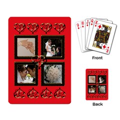 Wedding Thankyou Playing Cards - Playing Cards Single Design (Rectangle)