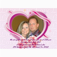 Wedding - 5  x 7  Photo Cards