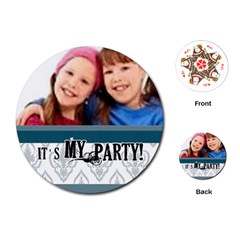 birthday - Playing Cards Single Design (Round) birthday - Playing Cards Single Design (Round)
