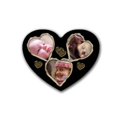 My loved ones Heart Coaster - Rubber Coaster (Heart) My loved ones Heart Coaster - Rubber Coaster (Heart)