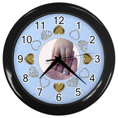 Loving Hands of Time - Wall Clock (Black)