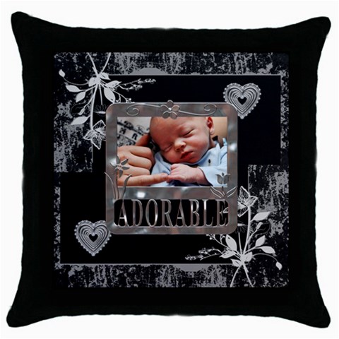 Adorable Throw Pillow Case By Lil Front