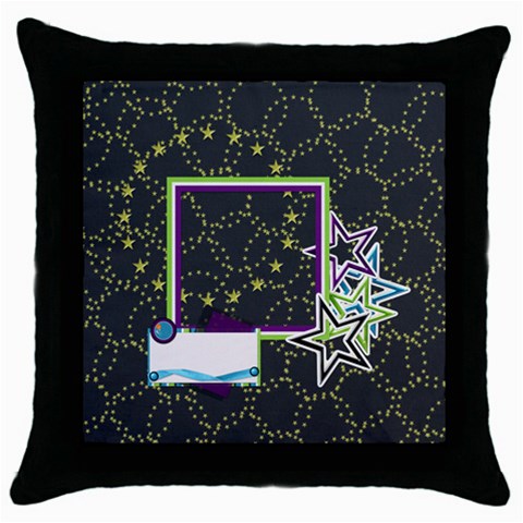 A Space Story Throw Pillow 1 By Lisa Minor Front