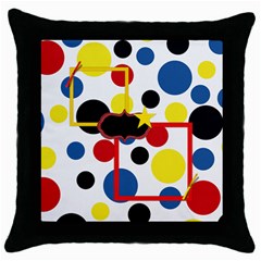 The Big Cheese Throw Pillow 1 - Throw Pillow Case (Black)