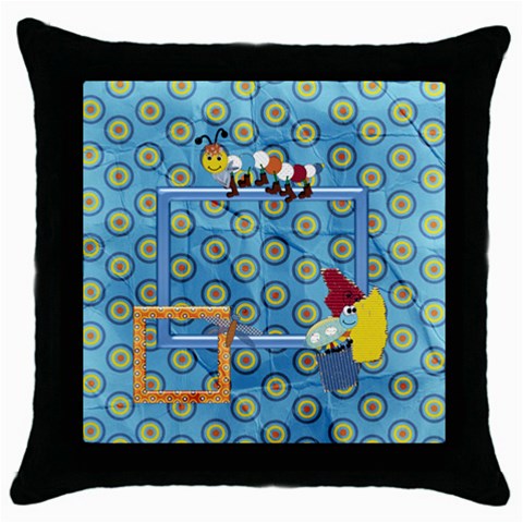 Silly Summer Fun Throw Pillow 1 By Lisa Minor Front