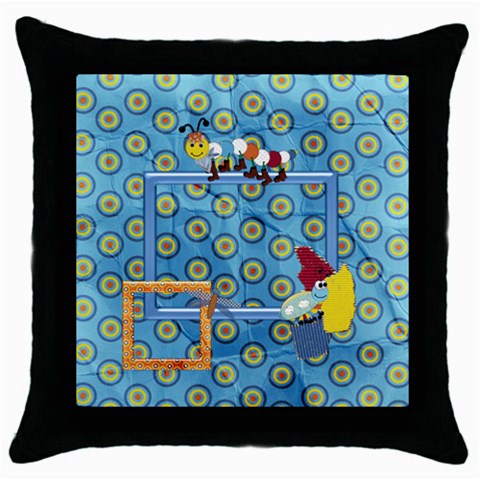 Silly Summer Fun Throw Pillow 1 By Lisa Minor Front