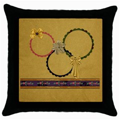 Gypsy Fall Throw Pillow 1 - Throw Pillow Case (Black)