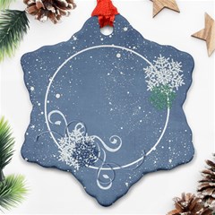 Snowflakes-Custom Snowflake Ornament (Two Sides) 