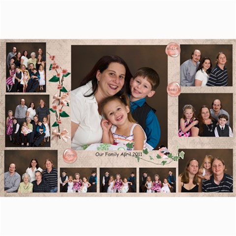 Our Family By Regina Davis 18 x12  Print - 2