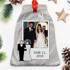 Wedding Date Bell Ornament - Ornament (Bell)