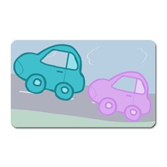 cars magnet - Magnet (Rectangular)