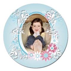 flower  - Magnet 5  (Round)