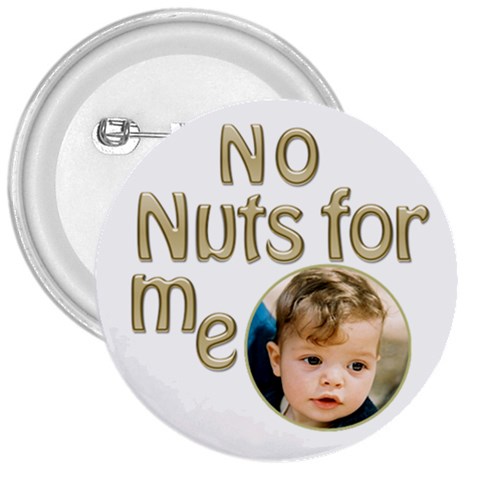 No Nuts Button By Deborah Front