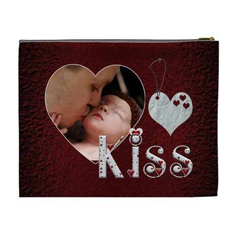 Sweet Kiss Xl Cosmetic Bag By Lil Back