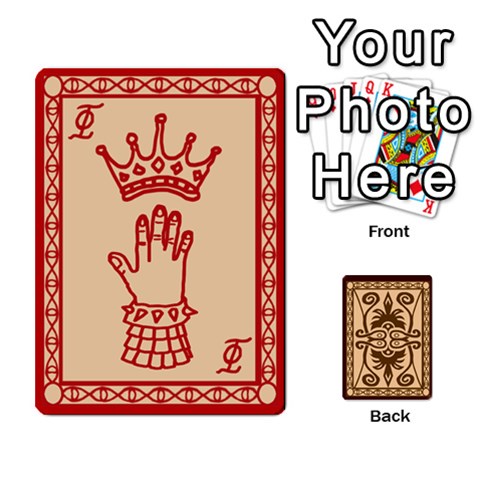 Queen Xwp: King Con s Deck By Thredith Front - ClubQ
