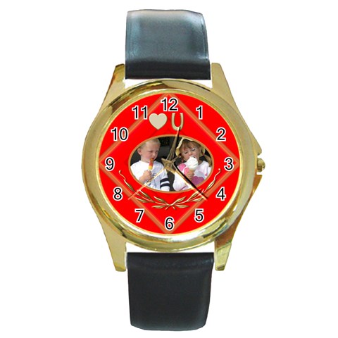Love You Round Watch By Deborah Front