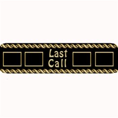 Black And Gold Large Bar Mat