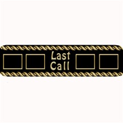 Black and Gold Large Bar Mat