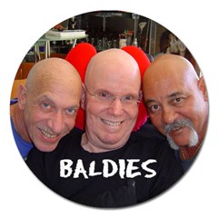 BALDIES - Magnet 5  (Round)