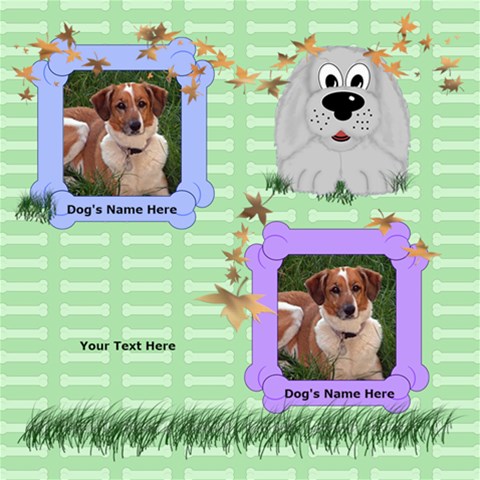 Puppy Dog Scrapbook Pages 8x8 By Chere s Creations 8 x8  Scrapbook Page - 2