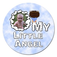My Little Angel Boy Round 5 inch Magnet - Magnet 5  (Round)