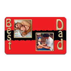 Best Dad magnet - Magnet (Rectangular)